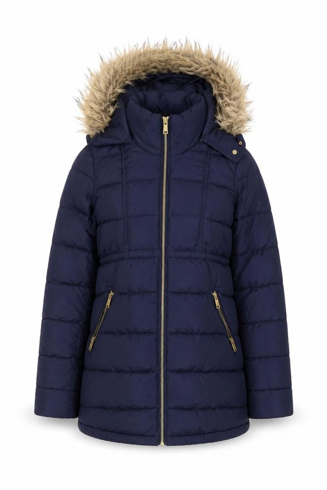 H&M Womens Blue Jacket Size S Zip