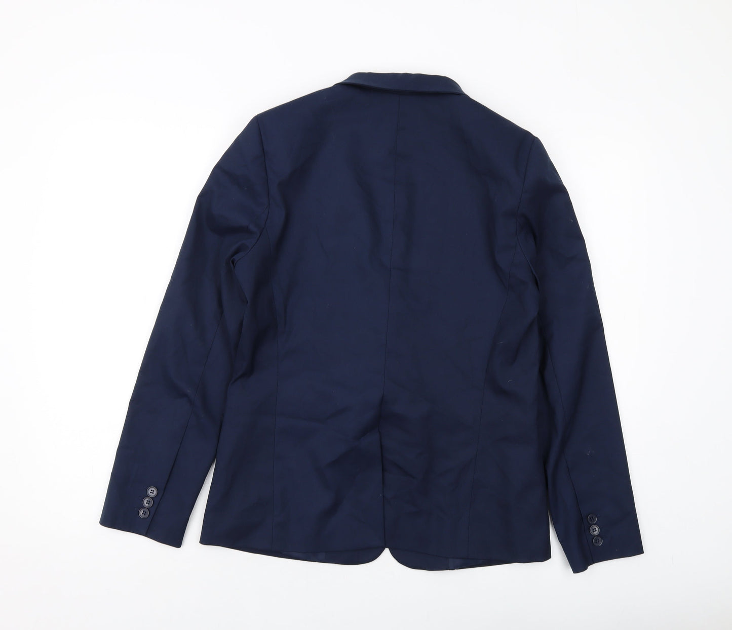 NEXT Womens Blue Jacket Size 10 Button