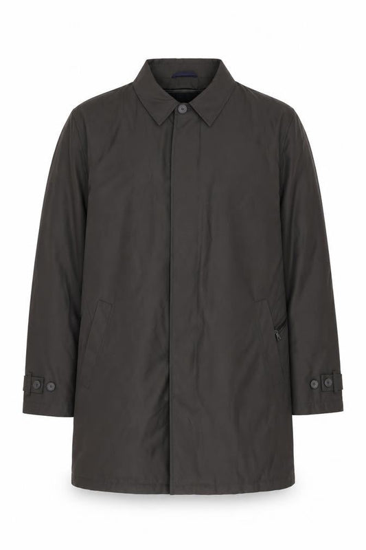Autograph Mens Green Overcoat Coat Size L Button