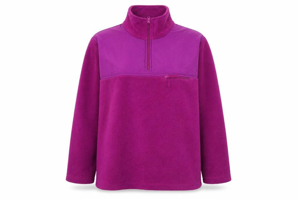 Bonmarche Womens Purple Polyester Pullover Sweatshirt Size XL Zip