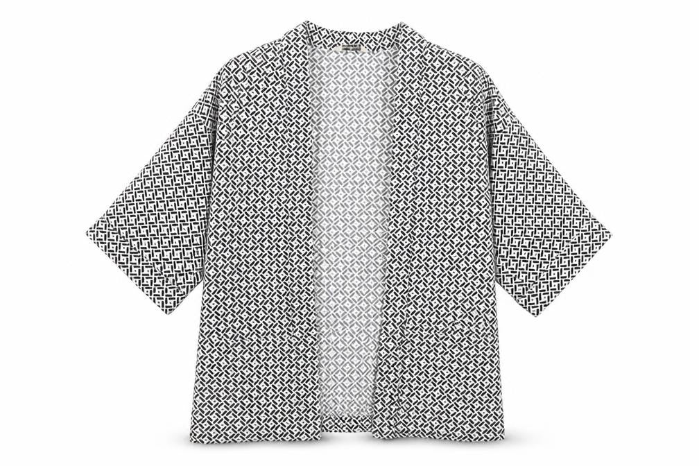 Miss Selfridge Womens Beige Geometric Jacket Size 8