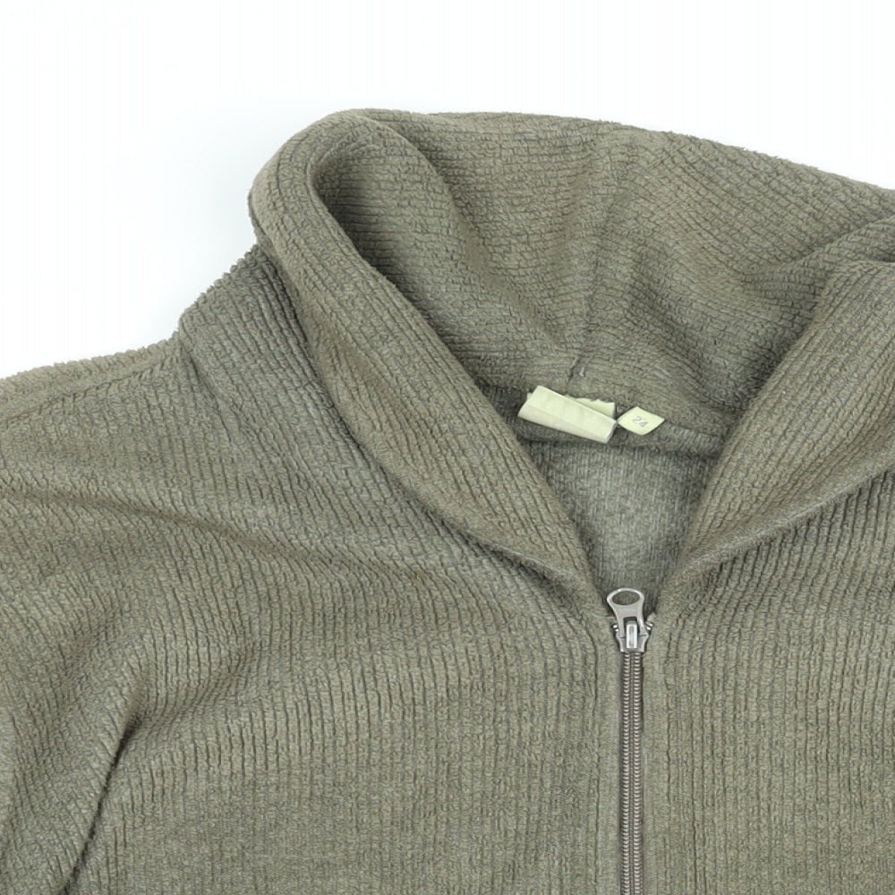 Cotton Traders Womens Brown Jacket Size 24 Zip