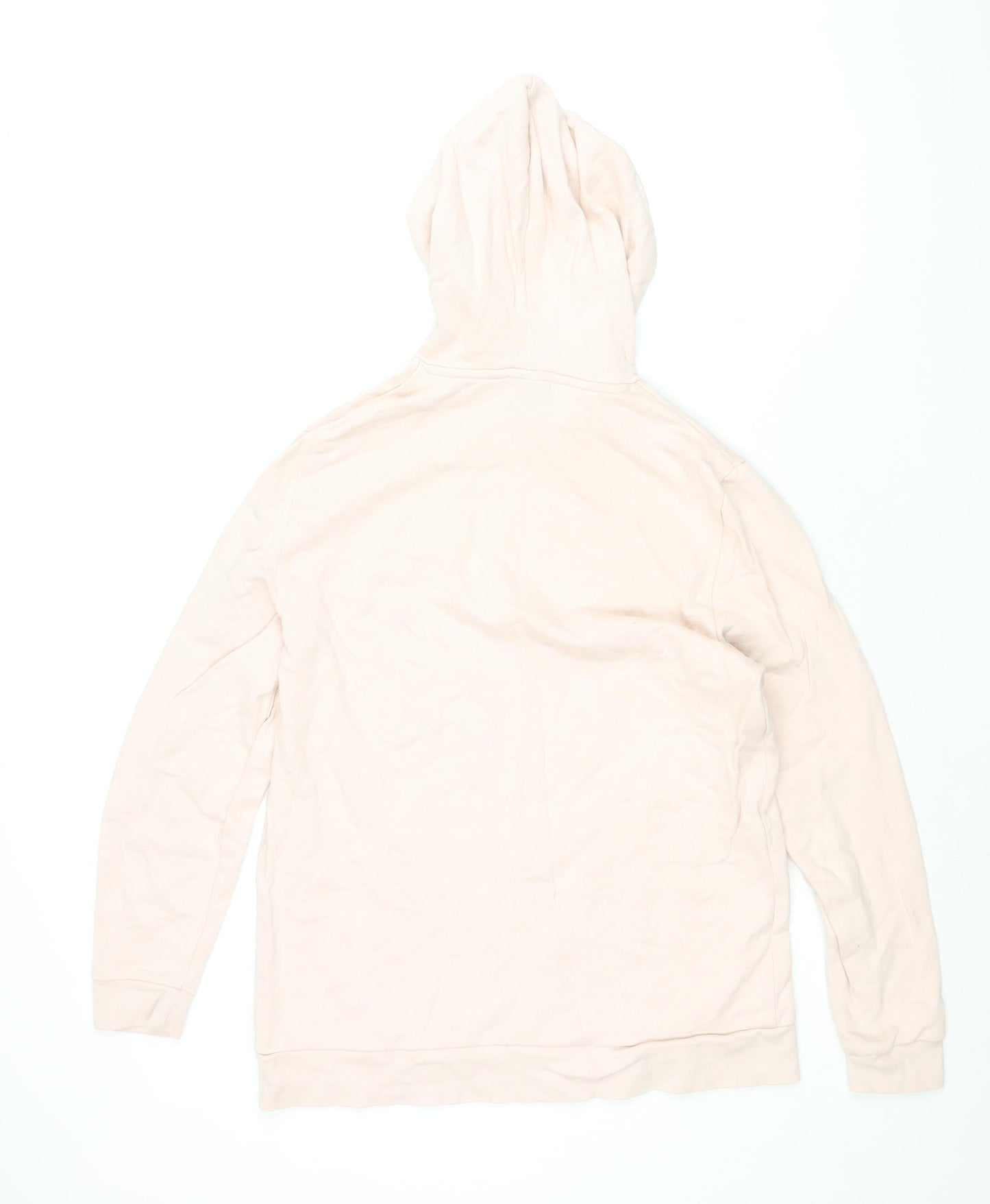 ASOS Mens Pink Cotton Pullover Hoodie Size M
