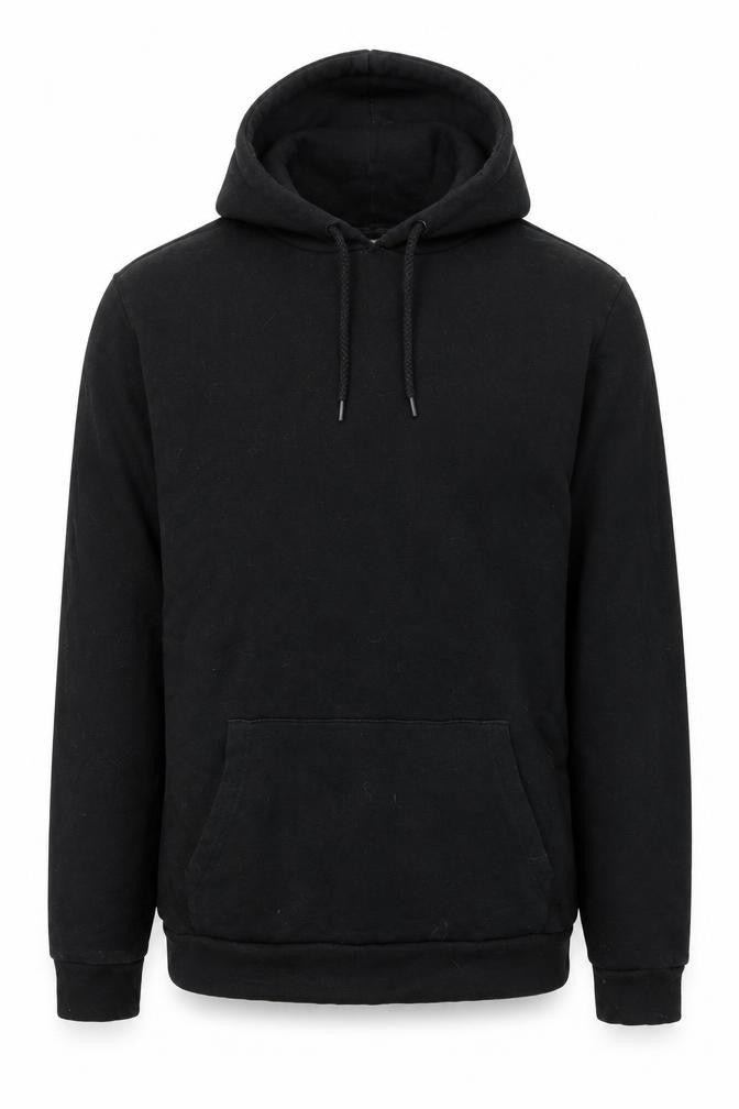ASOS Mens Black Cotton Pullover Hoodie Size M