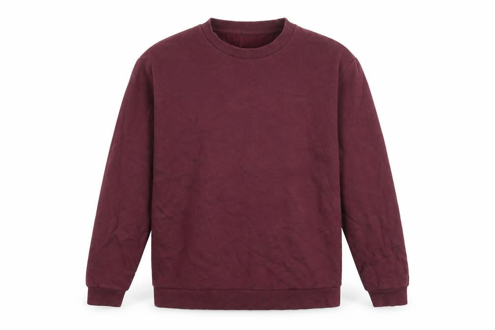 ASOS Mens Red Cotton Pullover Sweatshirt Size M