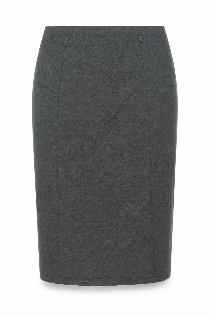 Yours Womens Grey Polyester Straight & Pencil Skirt Size 18