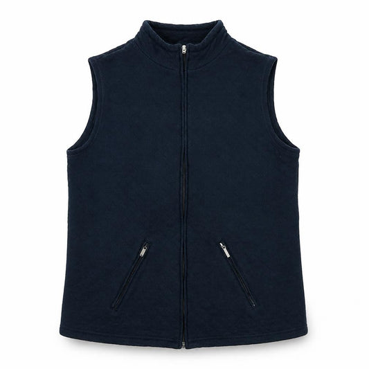 Bonmarché Womens Blue Gilet Waistcoat Size M Zip