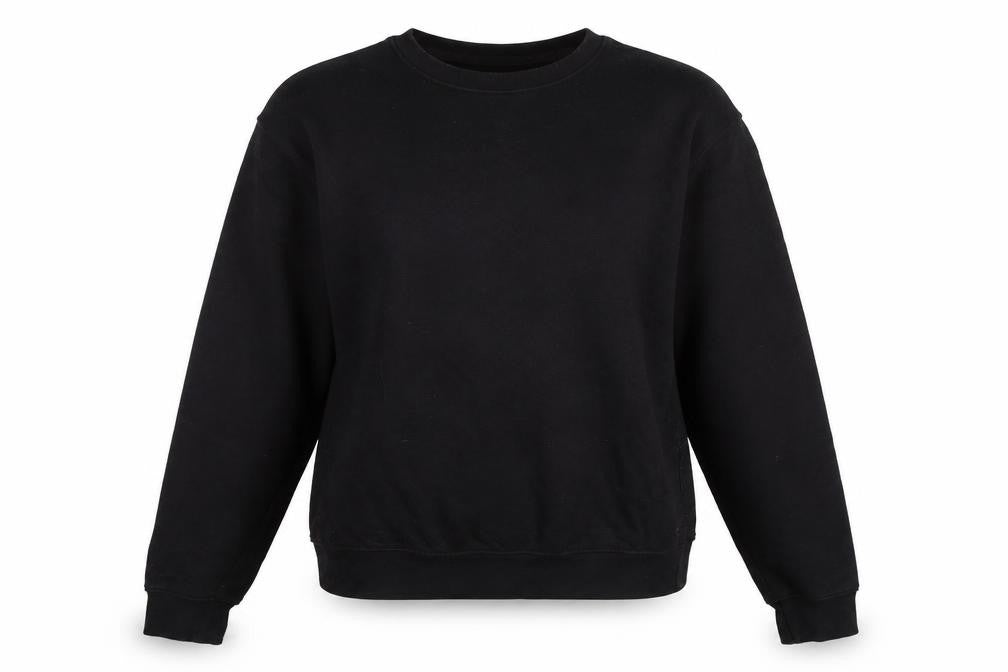 PRETTYLITTLETHING Womens Black Cotton Pullover Sweatshirt Size S