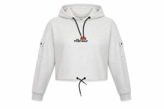 Ellesse Womens Grey Cotton Pullover Hoodie Size 16