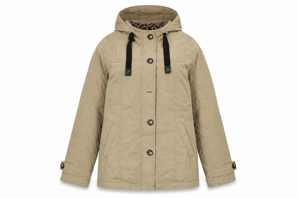 Bossini Womens Beige Anorak Jacket Size L Zip