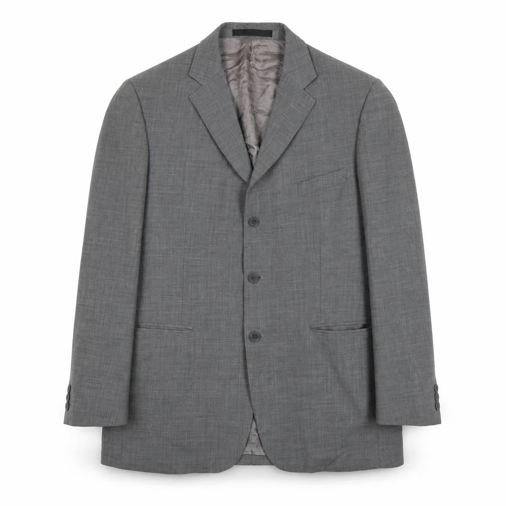 Marks & Spencer Mens Grey Polyester Jacket Suit Jacket Size XL Regular