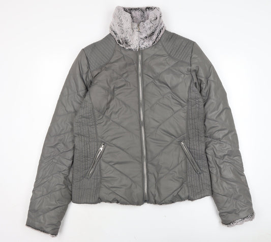 Hawkes Womens Grey Jacket Size L Zip