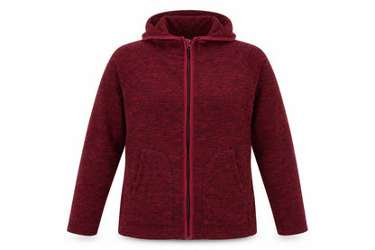 Crane Womens Red Mock Neck Polyester Full Zip Jumper Size L