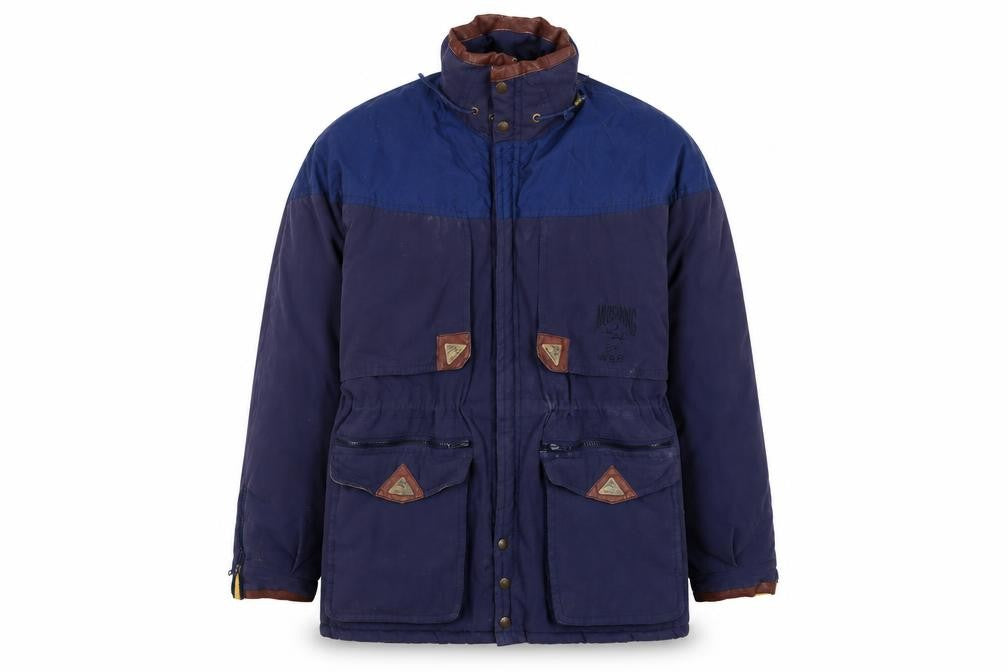 Mustang Mens Blue Anorak Coat Size M Zip