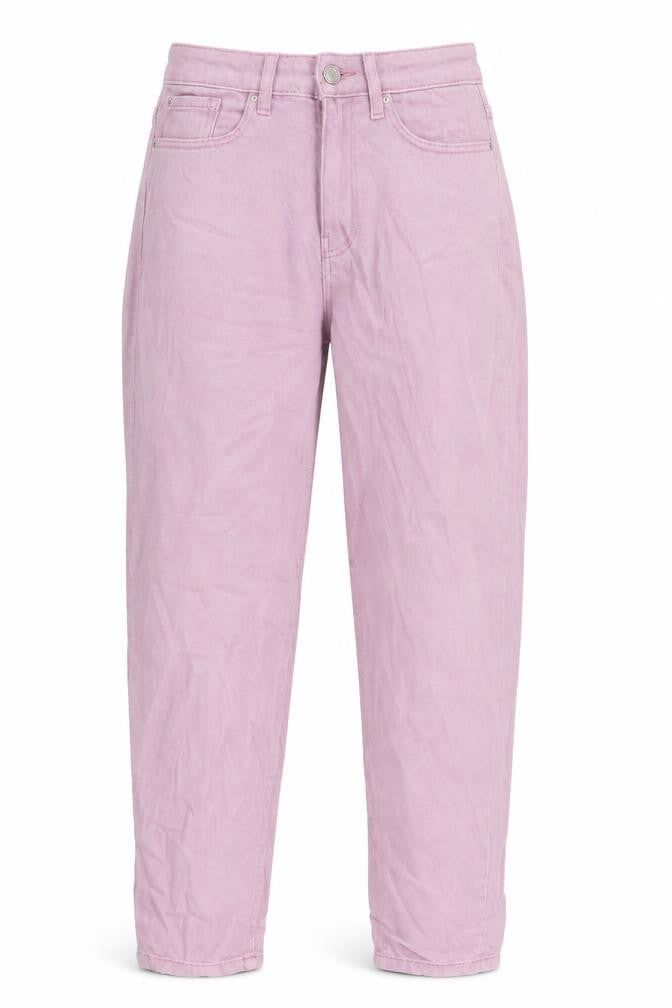 Marks & Spencer Womens Orange Cotton Mom Jeans Size 6 L24.5 in Regular