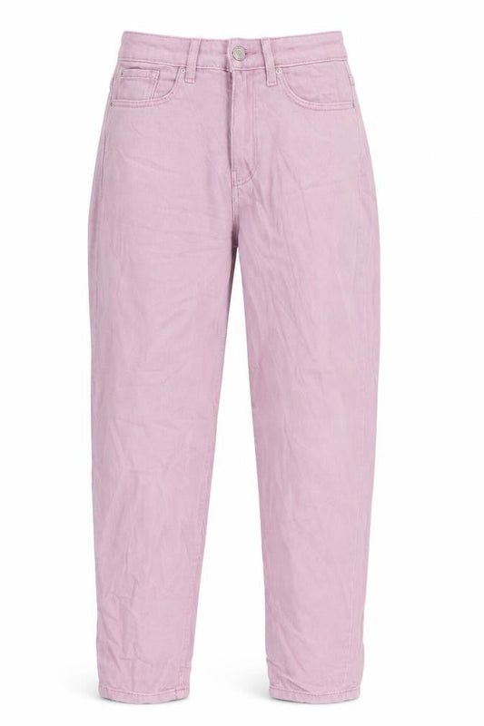 Marks & Spencer Womens Orange Cotton Mom Jeans Size 6 L24.5 in Regular