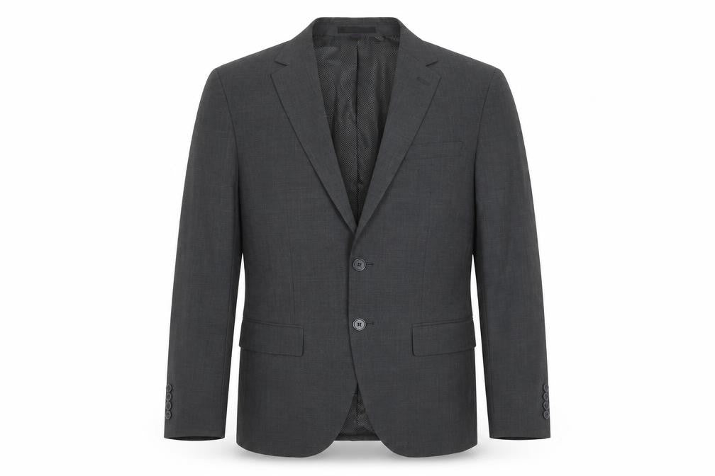 Marks & Spencer Mens Grey Wool Jacket Blazer Size 38 Regular