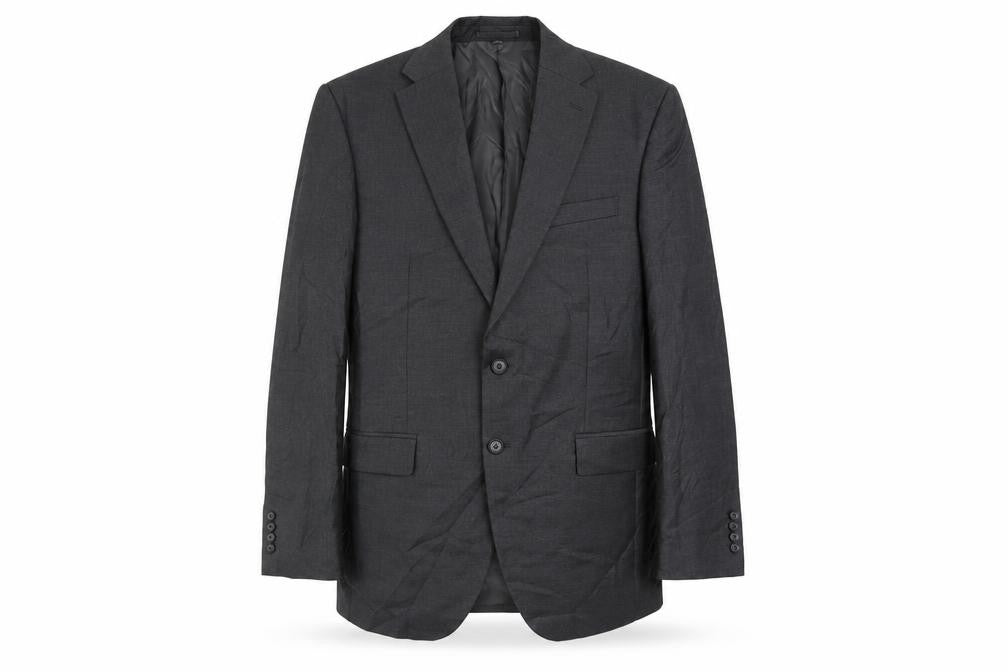 Marks & Spencer Mens Grey Polyester Jacket Suit Jacket Size 44 Regular