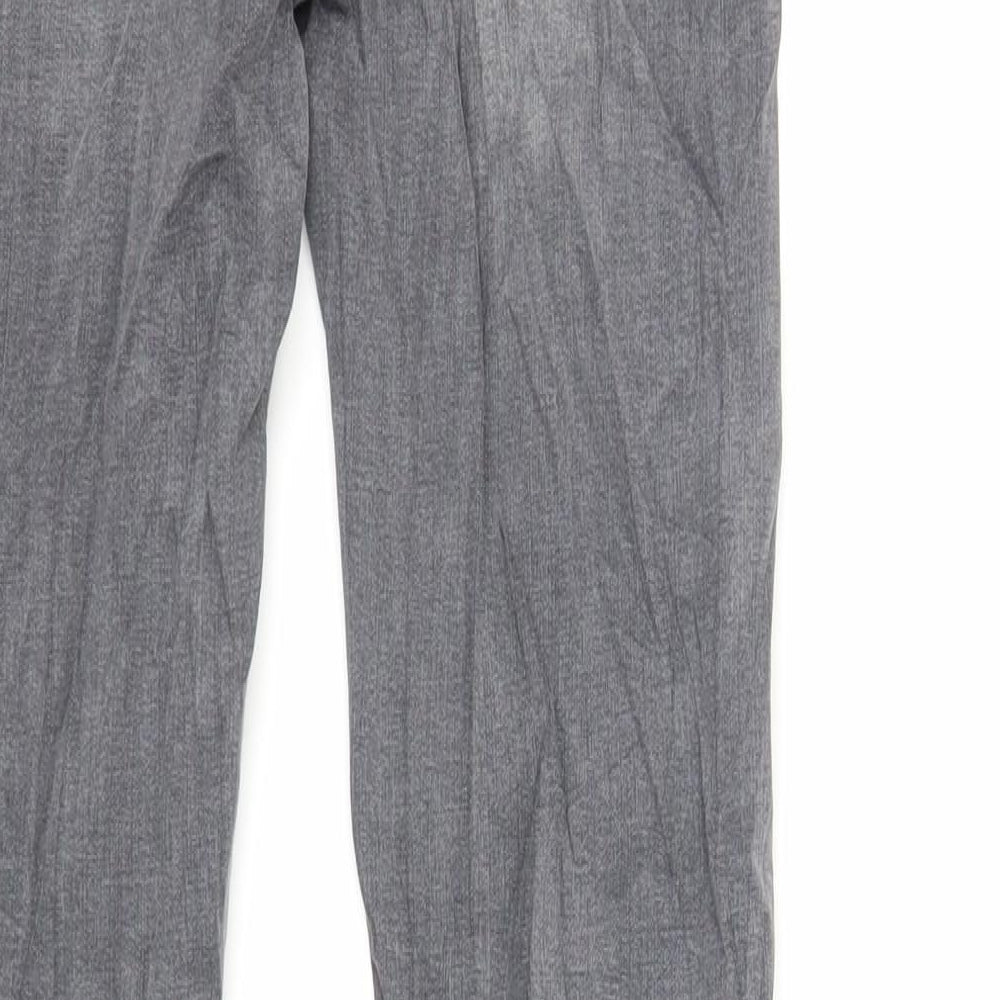 Marks and Spencer Womens Grey Cotton Skinny Jeans Size 8 L32 in Regular Zip - Long Lenght
