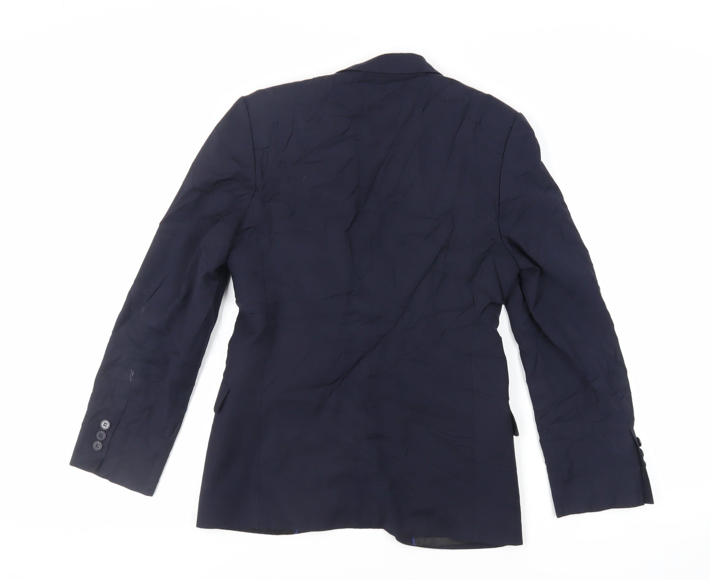 Wardrobes Womens Blue Jacket Blazer Size 8 Button