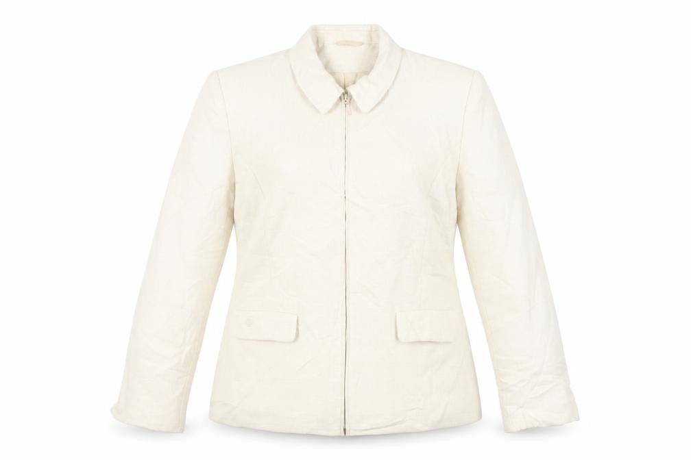 Berkertex Womens Beige Jacket Blazer Size 14 Zip
