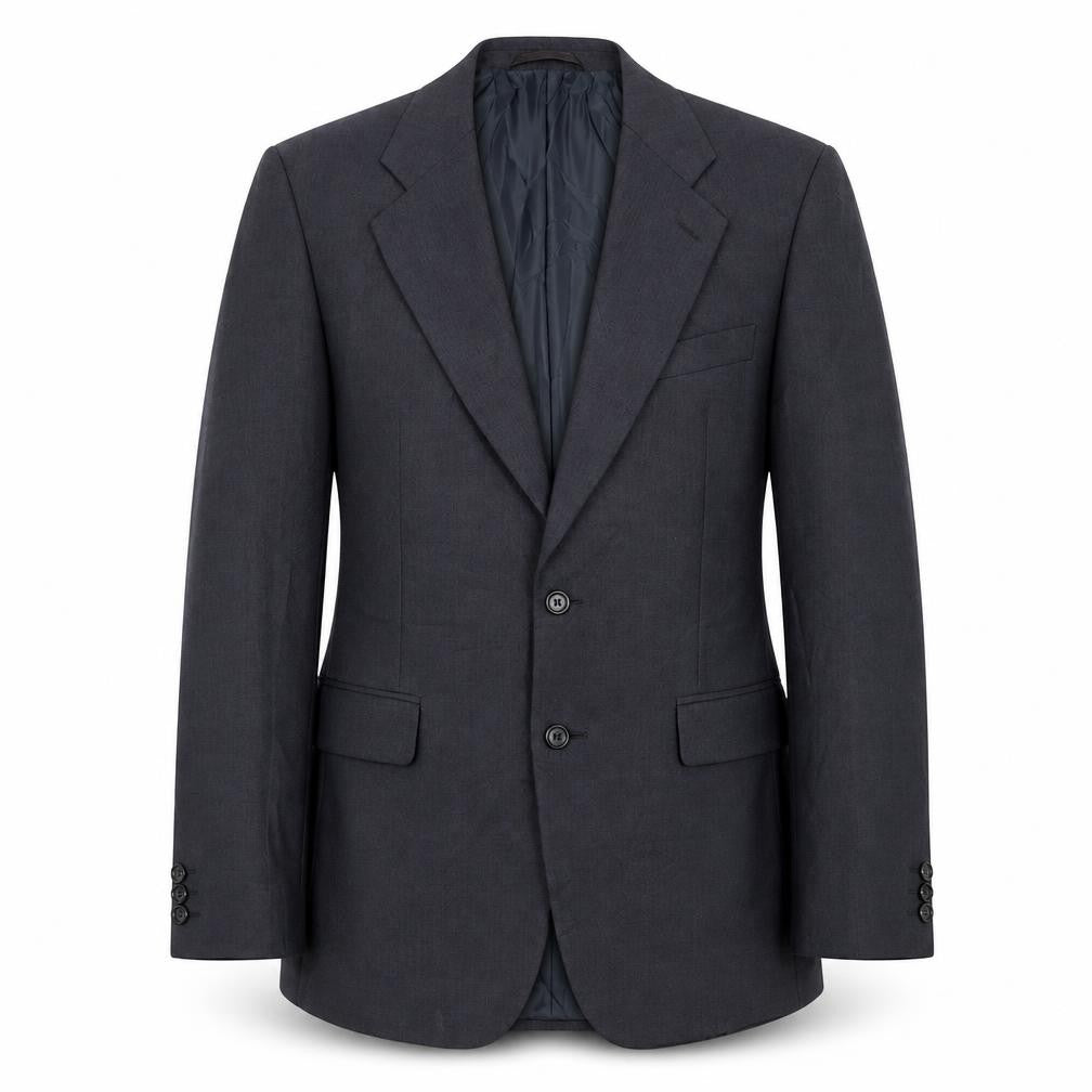 Debenhams Mens Blue Striped Polyester Jacket Suit Jacket Size 40 Regular