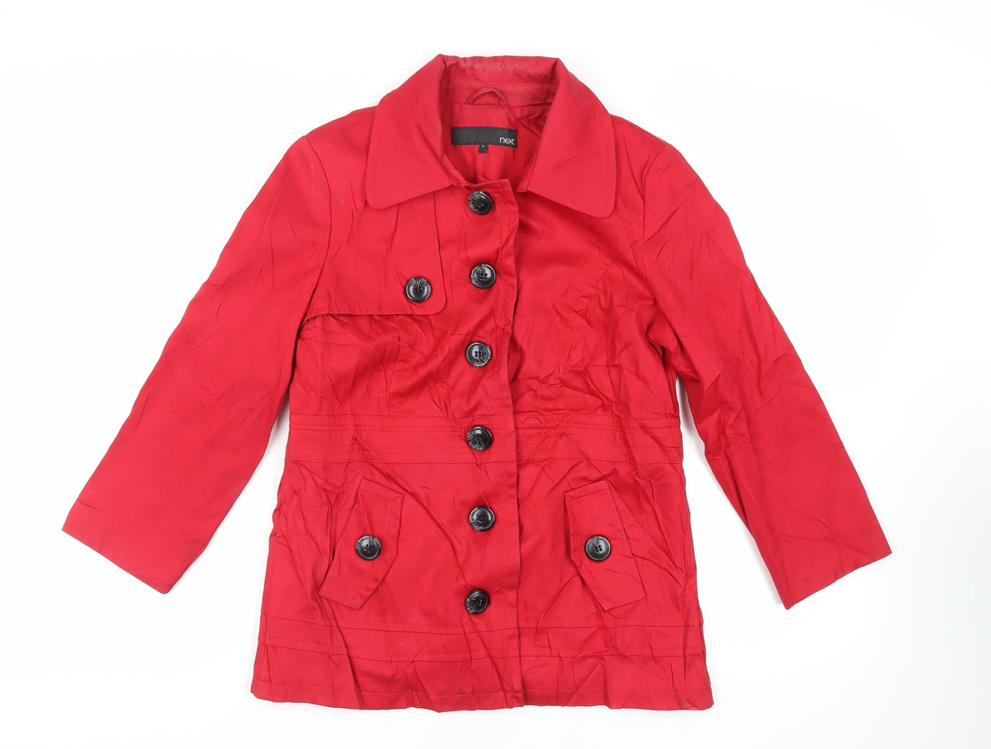 NEXT Womens Red Jacket Size 12 Button