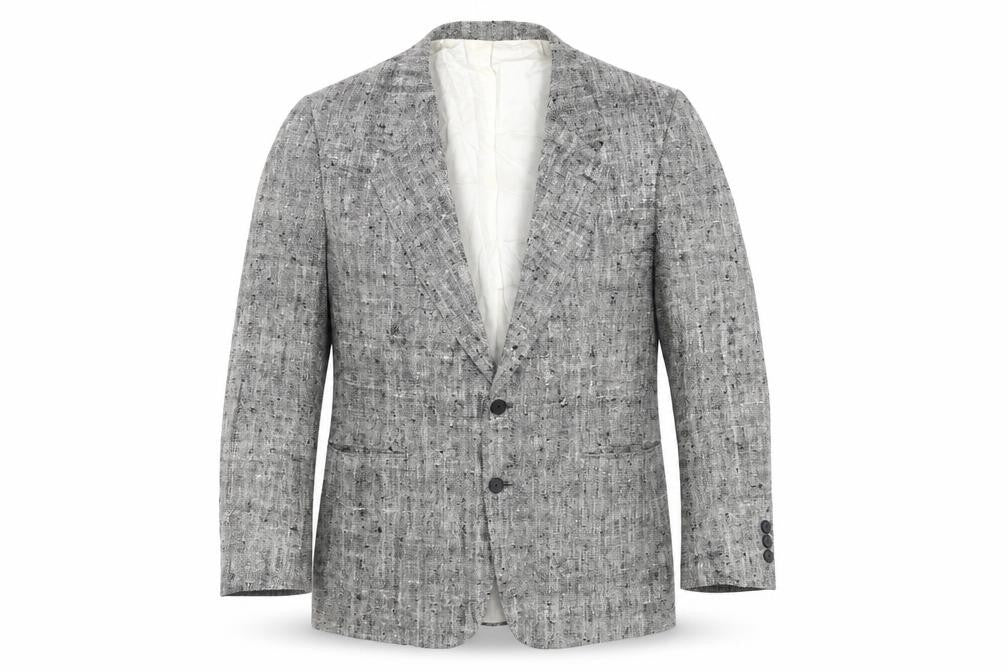TownCraft Mens Grey Polyester Jacket Blazer Size 46 Regular