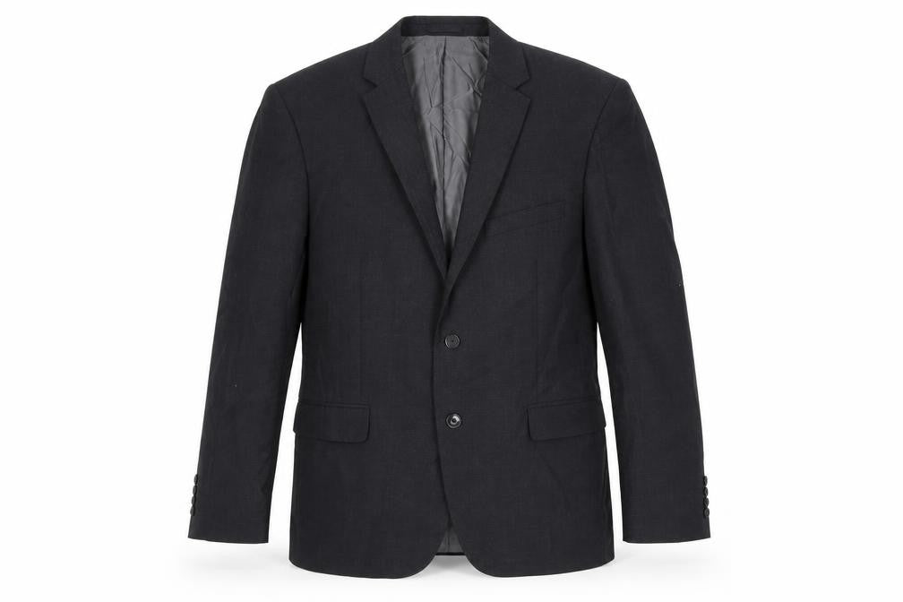 John Lewis Mens Black Polyester Jacket Suit Jacket Size 40 Regular