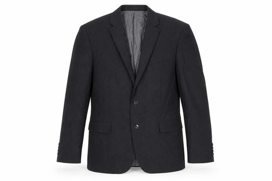 John Lewis Mens Black Polyester Jacket Suit Jacket Size 40 Regular