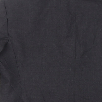 John Lewis Mens Black Polyester Jacket Suit Jacket Size 40 Regular