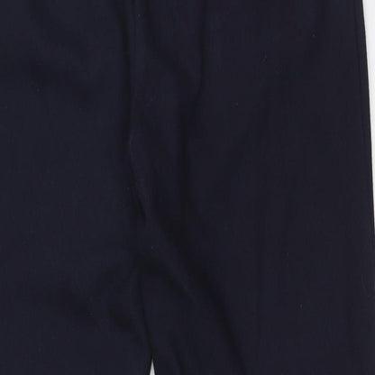 4th & Reckless Womens Blue Polyester Sweatpants Trousers Size 12 L28 in Regular Zip