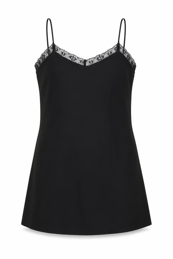 H&M Womens Black Polyester Mini Size 14 V-Neck Pullover