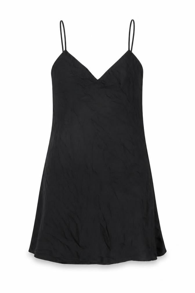 Zara Womens Black Polyester Shift Size S V-Neck Pullover