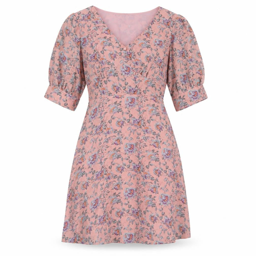 Secret Weekend Womens Pink Fair Isle Polyester A-Line Size 10 V-Neck Zip