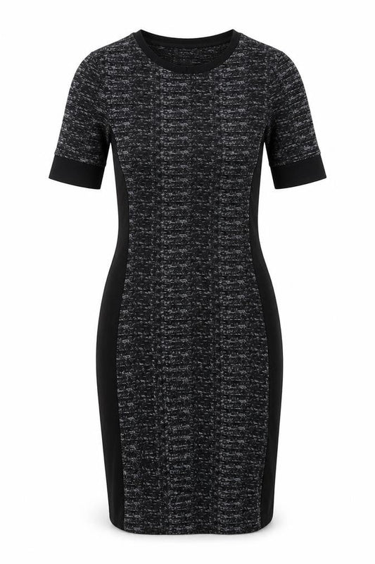 Topshop Womens Black Polyester Bodycon Size 8 Round Neck Pullover