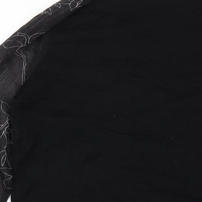 Next Womens Black Round Neck Viscose Pullover Jumper Size 10