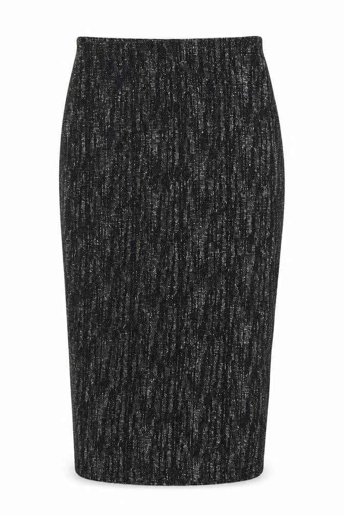 River Island Womens Black Nylon Straight & Pencil Skirt Size 6