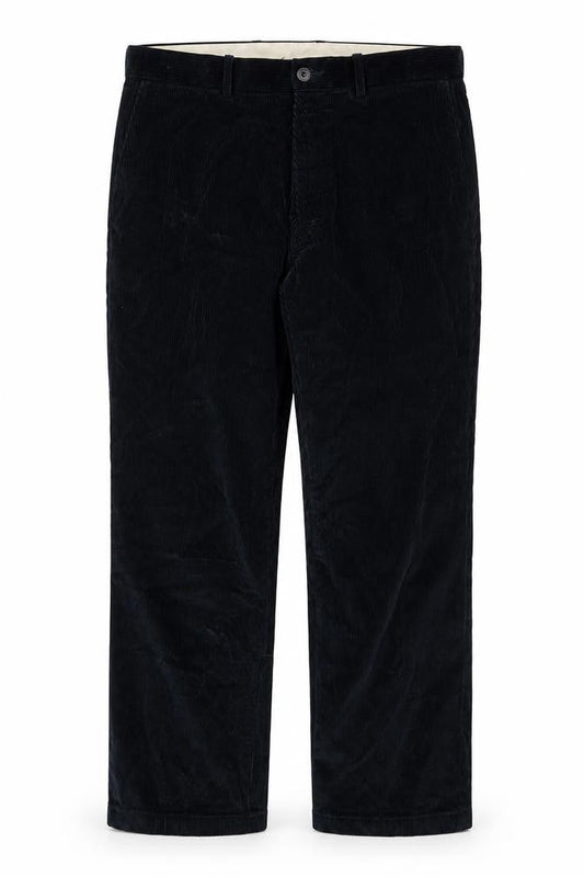 BPH Mens Blue Cotton Trousers Size 36 in L31 in Regular Zip
