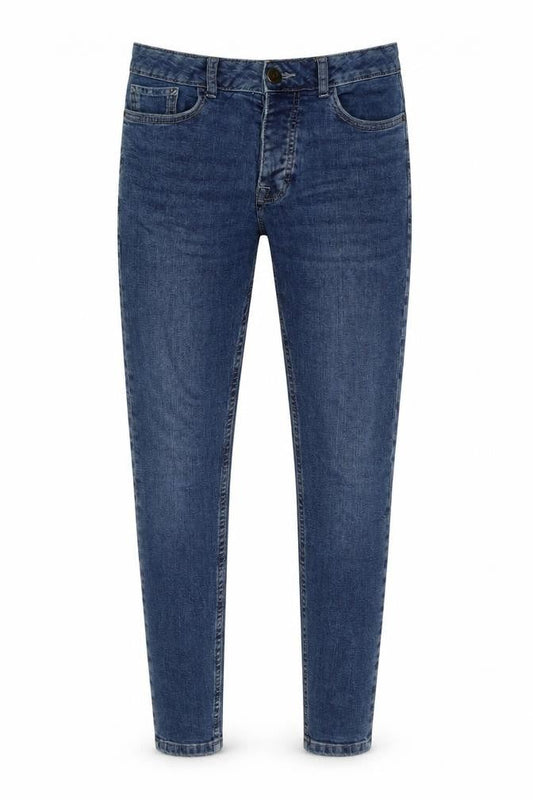Denim & Co. Mens Blue Polyester Blend Skinny Jeans Size 30 in L29 in Regular Zip