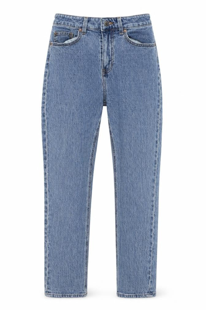 H&M Womens Blue Cotton Skinny Jeans Size 10 L26 in Regular Zip