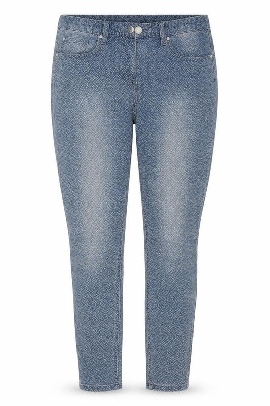 George Womens Blue Polka Dot Cotton Skinny Jeans Size 12 L26 in Regular Zip
