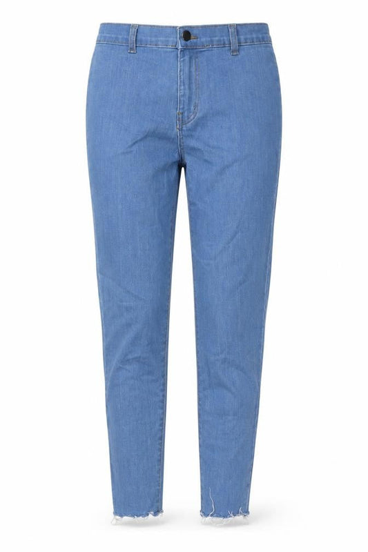 PRETTYLITTLETHING Womens Blue Cotton Skinny Jeans Size 10 L25 in Regular Zip