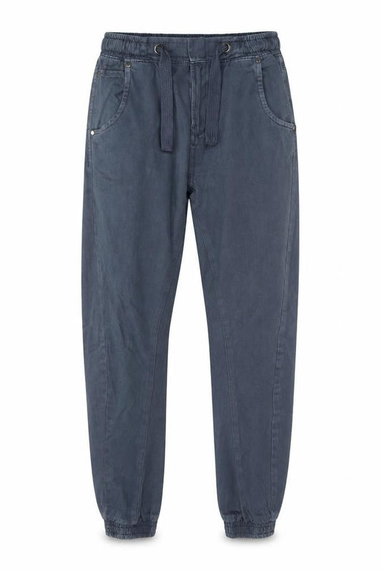Network Mens Blue Cotton Tapered Jeans Size 28 in L30 in Regular Drawstring