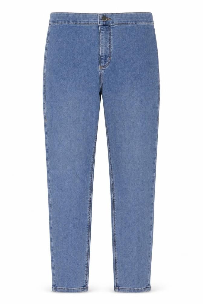Topshop Womens Blue Cotton Skinny Jeans Size 28 in L30 in Regular Zip