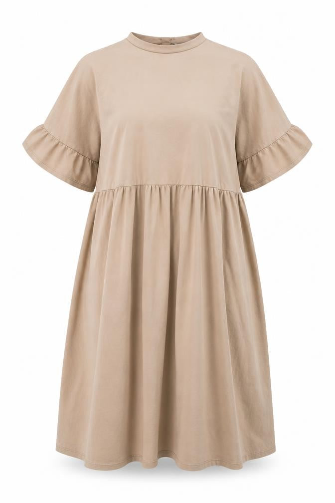 ASOS Womens Brown Cotton A-Line Size 10 Crew Neck Pullover