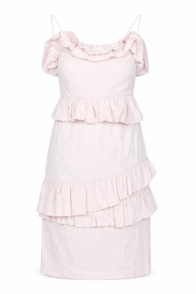 H&M Womens Pink Viscose Sheath Size 10 Square Neck Pullover
