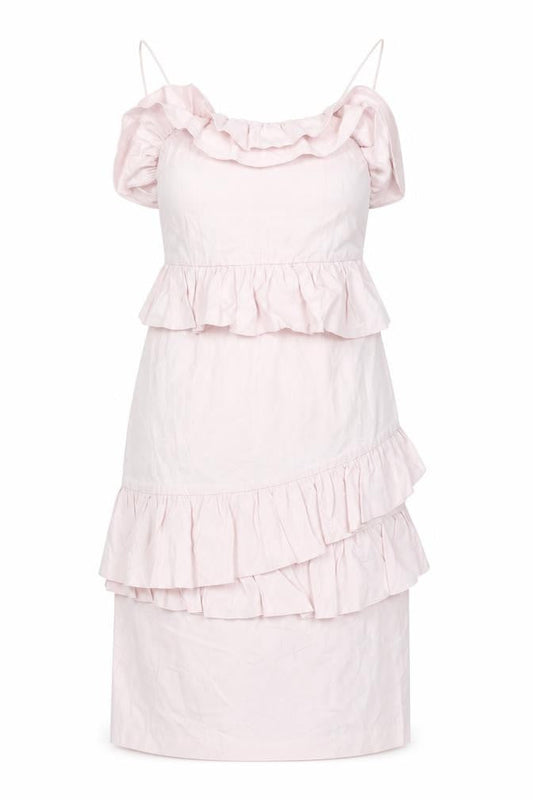 H&M Womens Pink Viscose Sheath Size 10 Square Neck Pullover