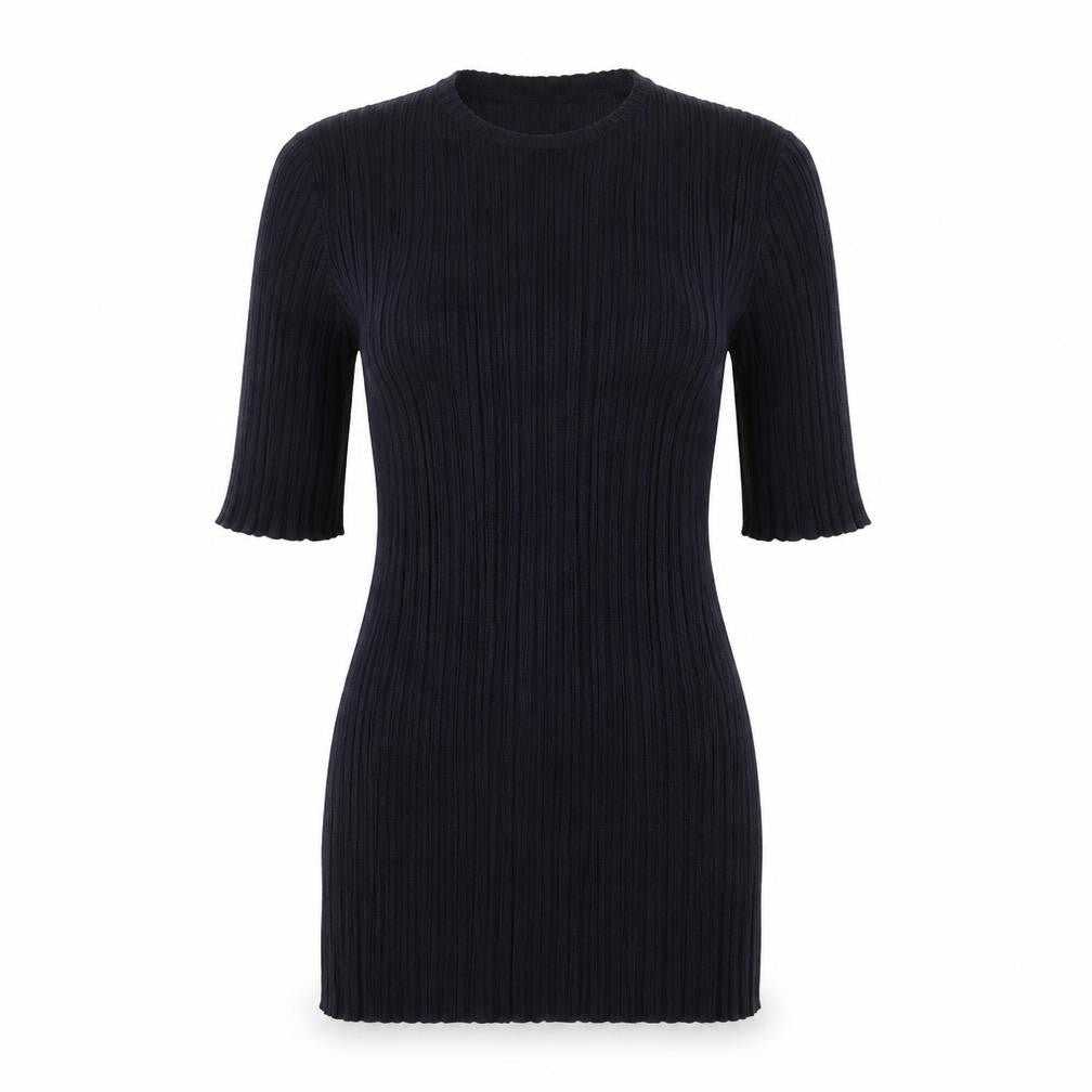 H&M Womens Blue Round Neck Polyester Pullover Jumper Size XS