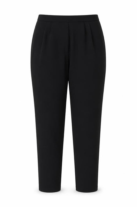ASOS Womens Black Polyester Trousers Size 8 L25 in Regular